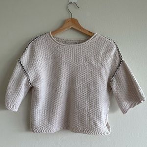 Knit crop sweater